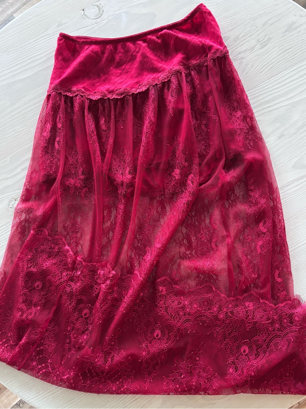 Free People Together Again Slip Skirt Set Size Medium - Picture 7 of 8